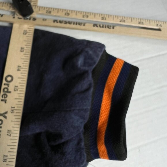 Essex Illinois Fighting Illini Leather Suede Jacket Extra Large Black Full Zip - Picture 12 of 15